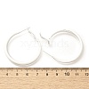 Brass Hoop Earrings for Women EJEW-A121-18B-S-3