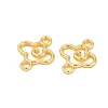 Alloy Hollow Flower Connector Charms FIND-H012-01G-2