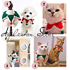 Christmas Cotton Woven Cat Collars AJEW-WH0258-677-5