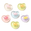 Cartoon Translucent Reisn Cabochons RESI-C039-01R-1