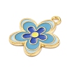 Alloy Enamel Pendants ENAM-Q001-04G-03-2