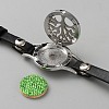 Leather & Alloy Watch Bands AJEW-WH0248-692P-05-3