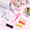 16Pcs 16 Colors Round PU Leather Cord OCOR-SC0001-15-4