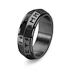 Rotatable Titanium Steel Finger Ring PW-WG27E87-24-1