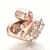 Alloy Rhinestone European Beads MPDL-Q208-013B-RG-2