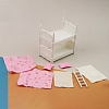 Mini Plastic Bunk Bed Miniature Ornaments PW-WG7342E-01-3