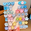 14Pcs Acrylic Alligator Hair Clips PW-WG39D48-07-1