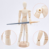 Unfinished Blank Wooden Puppet DIY-WH0163-92C-4