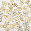 DICOSMETIC 48Pcs 8 Styles Rack Plating Alloy Charms FIND-DC0002-78-3
