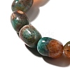 Natural Fire Crackle Agate(Dyed & Heated) Beads Strands G-H091-C02-01-3