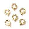 Brass Spring Gate Rings KK-J301-08G-2