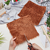 Faux Rabbit Fur Polyester Fabric DIY-WH0504-258F-3