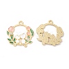 Alloy Enamel Pendants ENAM-C005-29G-02-1