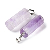 Natural Amethyst Pendants G-P461-02-2