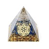 Orgonite Pyramid Resin Energy Generators DJEW-D013-04D-1