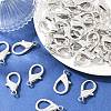 Tibetan Style Alloy Lobster Claw Clasps PALLOY-O027-P01-6