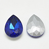 Pointed Back Glass Rhinestone Cabochons RGLA-T081-20x30mm-11-2
