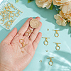 15Pcs Brass Toggle Clasps KK-ME0002-35-3
