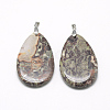 Natural Crazy Agate Pendants G-S250-21-2