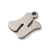 Non-Tarnish 201 Stainless Steel Charms STAS-U016-01P-N-2