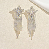 Brass Rhinestone Stud Earrings for Women QC2926-3