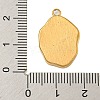 304 Stainless Steel Pave Shell Pendants STAS-Z081-02G-01-3