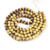 Baking Paint Glass Beads Strands DGLA-N012-8mm-09-2