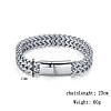 Non-Tarnish Stainless Steel Men's W Chain Bracelets for Daily Wear and Special Occasions RC7209-1