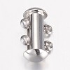 Tarnish Resistant 304 Stainless Steel Slide Lock Clasps LS-STAS-G071-51P-1
