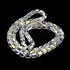 Electroplate Glass Beads Strands EGLA-D030-19Q-2