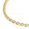 Electroplate Brass Teardrop Twisted Chains CHC-XCP0001-35-3
