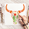 PET Hollow Out Drawing Painting Stencils DIY-WH0391-0178-6