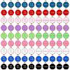 90Pcs 9 Colors Alloy Enamel Pendants ENAM-SZ0001-54C-1