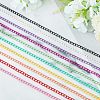 SUPERFINDINGS 10Pcs 10 Colors Iron Curb Chain DIY-FH0004-81-4