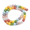 Electroplate Glass Beads Strands X-EGLA-D300-10-8mm-2