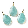 Natural Amazonite Pendants G-U002-01G-B-1