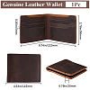 Rectangle Leather Credit Card Wallets for Men AJEW-WH20007-07B-2