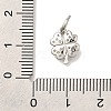 Brass Micro Pave Cubic Zirconia Pendants KK-Q001-12P-3