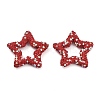 Star Shape Polymer Clay Rhinestone Beads CLAY-NH0001-06C-1