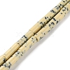 Imitation Dalmatian Porcelain Beads Strands PORC-H011-05-1