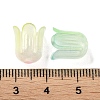 Transparent Acrylic Beads Caps OACR-B022-01I-3