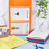7Pcs 7 Colors 4 Grids PVC with Non-woven Fabrics Wall Mounted Kindergarten Art Storage Rolls ABAG-GA0001-37-4