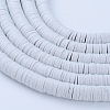 Flat Round Eco-Friendly Handmade Polymer Clay Beads CLAY-R067-8.0mm-39-3