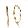 304 Stainless Steel Hoop Earrings X-EJEW-P091-34A-2