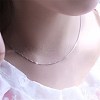 Brass Box Chains Necklaces MAK-BB62661-H-2