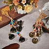 Iron Bell Wind Chime HJEW-AB00729-4