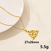 Stainless Steel Trinity Knot Pendant Necklaces NZ8633-4-1