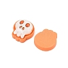 Halloween Theme Opaque Resin Cabochons CRES-M037-07K-2