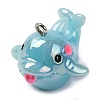 Animal Theme Resin Pendants RESI-S010-04I-2