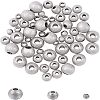 Unicraftale 304 Stainless Steel Textured Spacer Beads STAS-UN0005-53-1